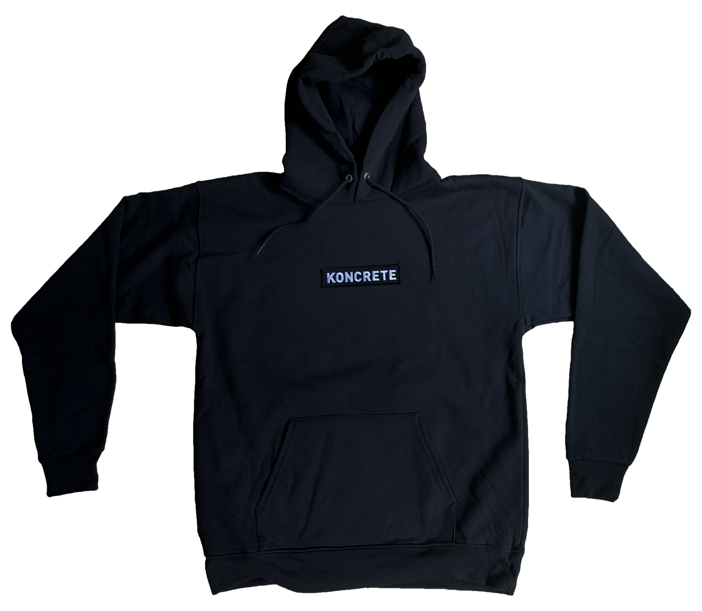 Koncrete Patch Hoodie Black